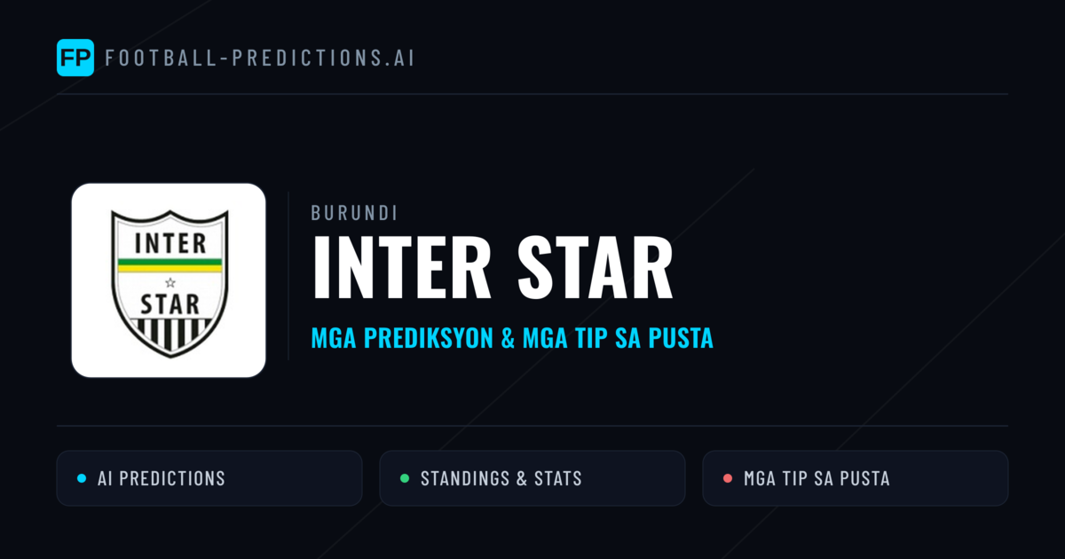 Inter Star Predictions & Stats