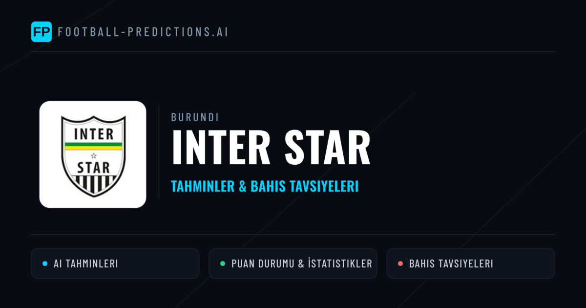 Inter Star Tahminleri & İstatistikler