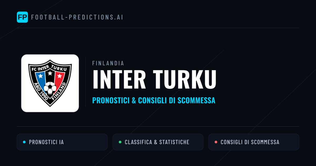 Pronostici e Statistiche Inter Turku