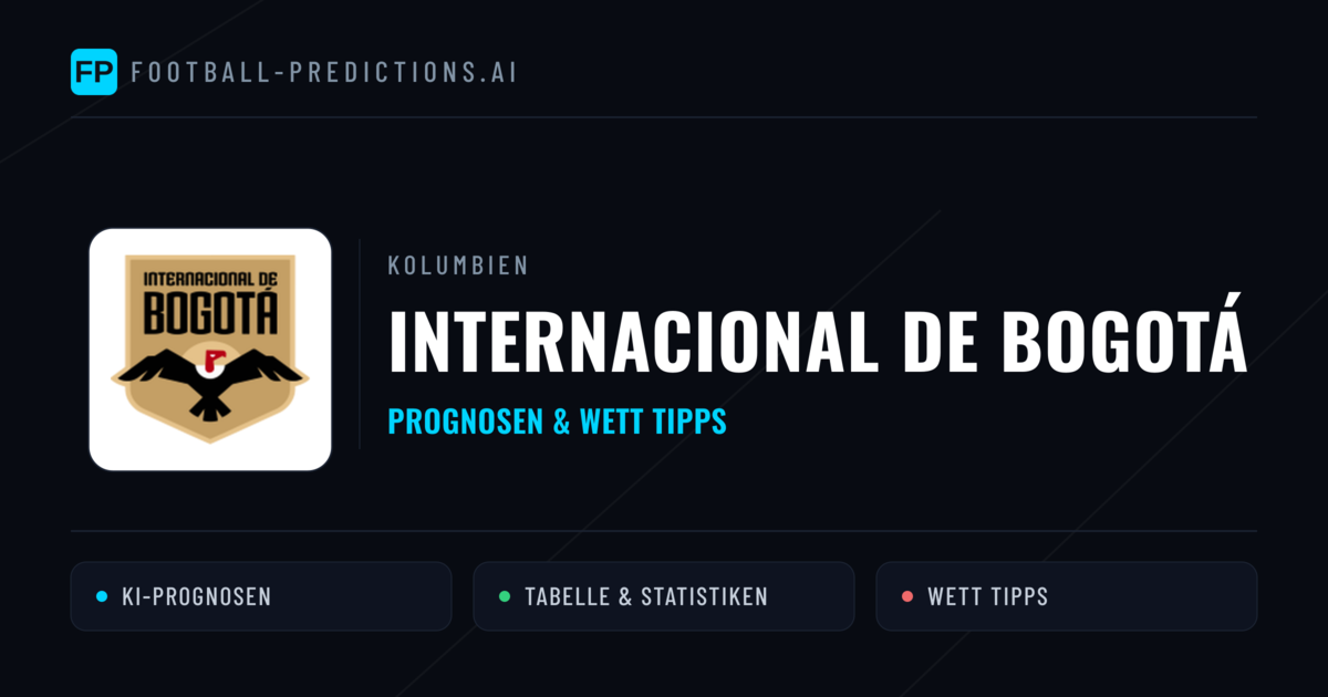 Internacional de Bogotá Prognosen & Statistiken