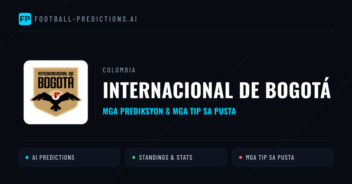 Internacional de Bogotá Predictions & Stats