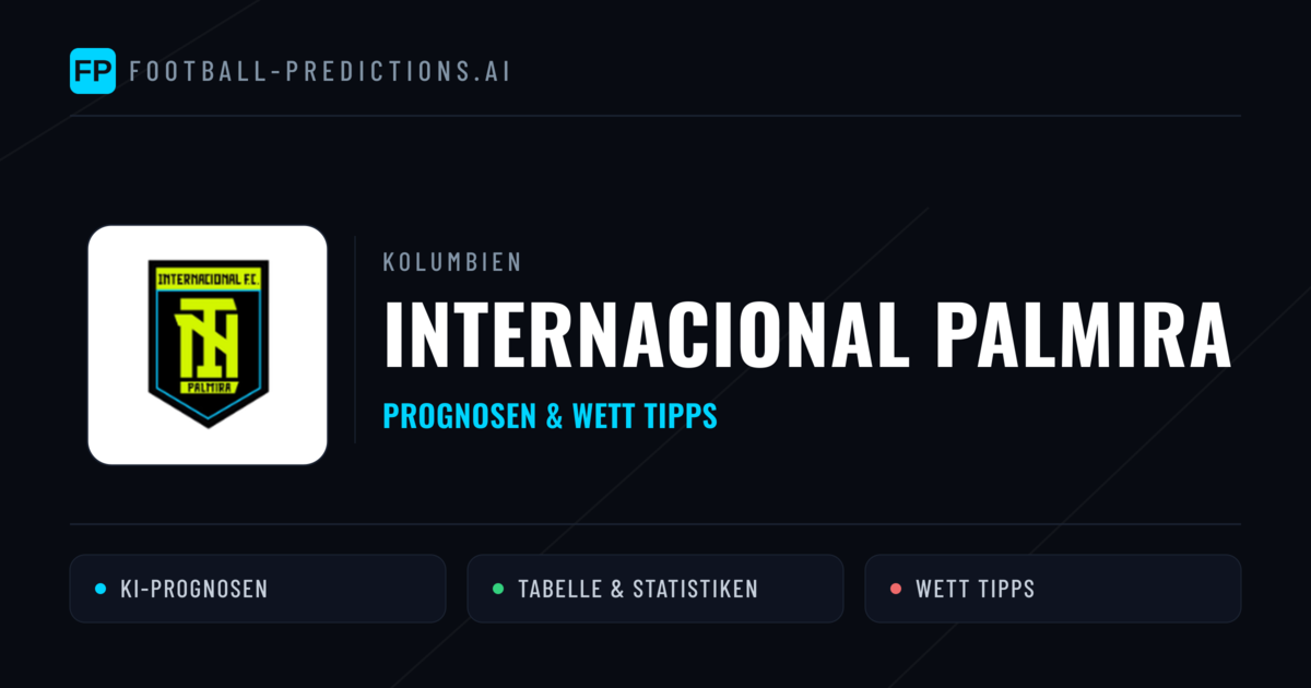 Internacional Palmira Prognosen & Statistiken