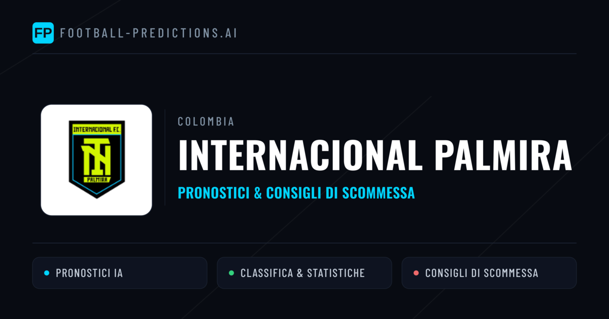 Pronostici e Statistiche Internacional Palmira
