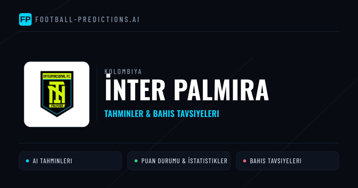 İnter Palmira Tahminleri & İstatistikler