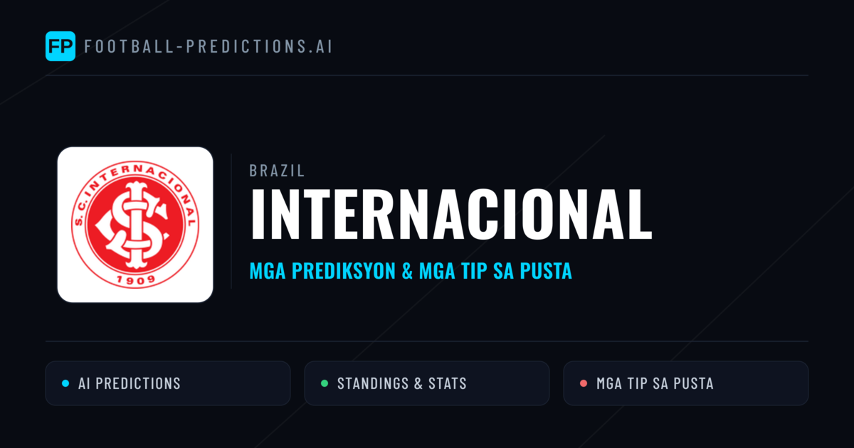 Internacional Predictions & Stats