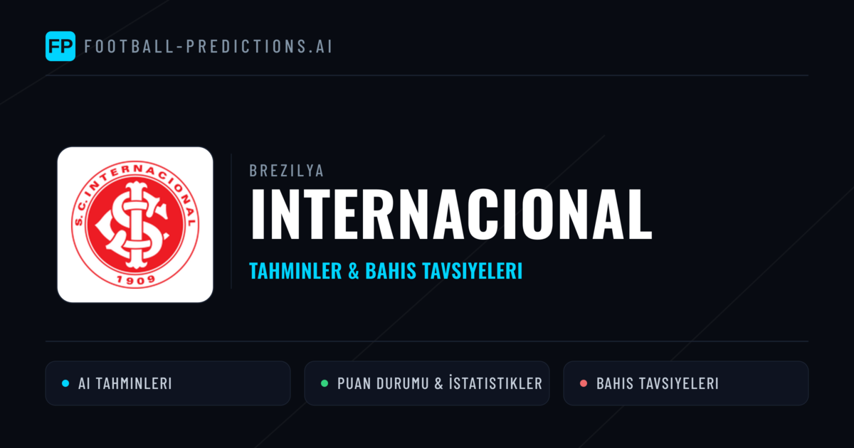 Internacional Tahminleri & İstatistikler