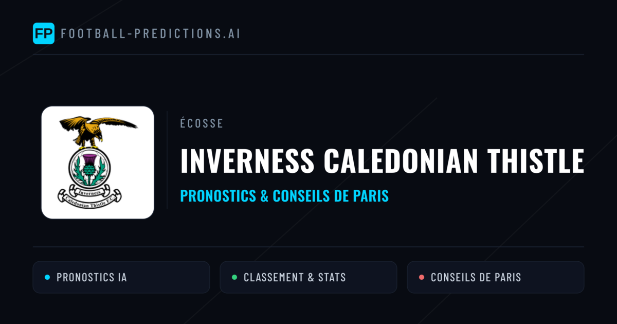 Inverness Caledonian Thistle Pronostics & Statistiques