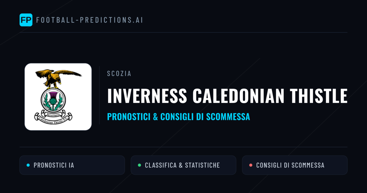 Pronostici e Statistiche Inverness Caledonian Thistle