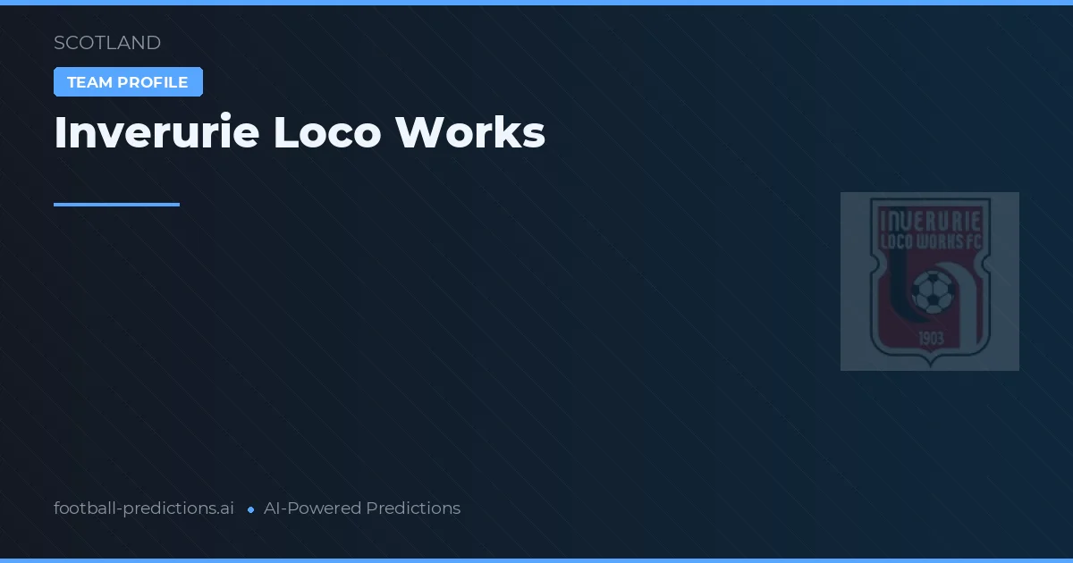 Inverurie Loco Works Predictions & Stats