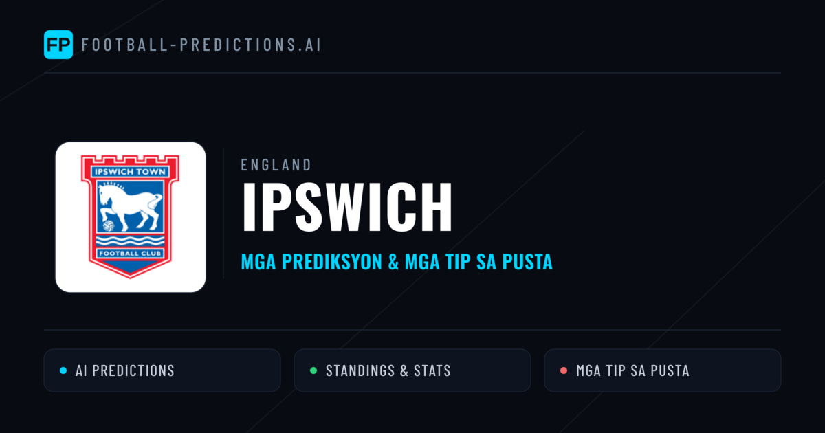 Ipswich Predictions & Stats