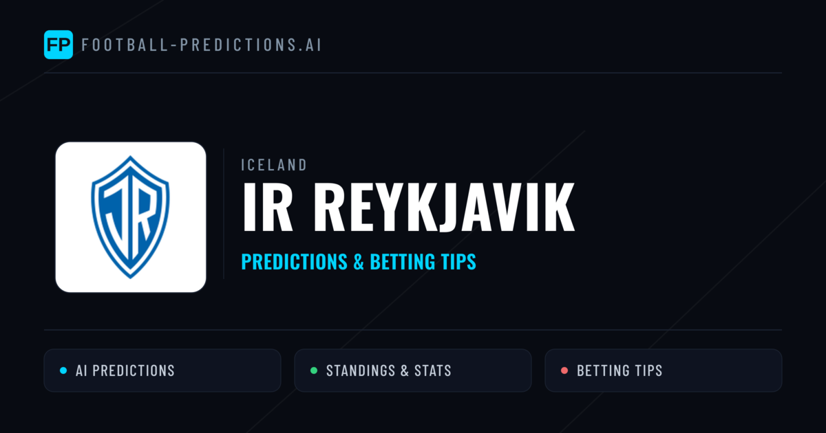 IR Reykjavik Predictions & Stats