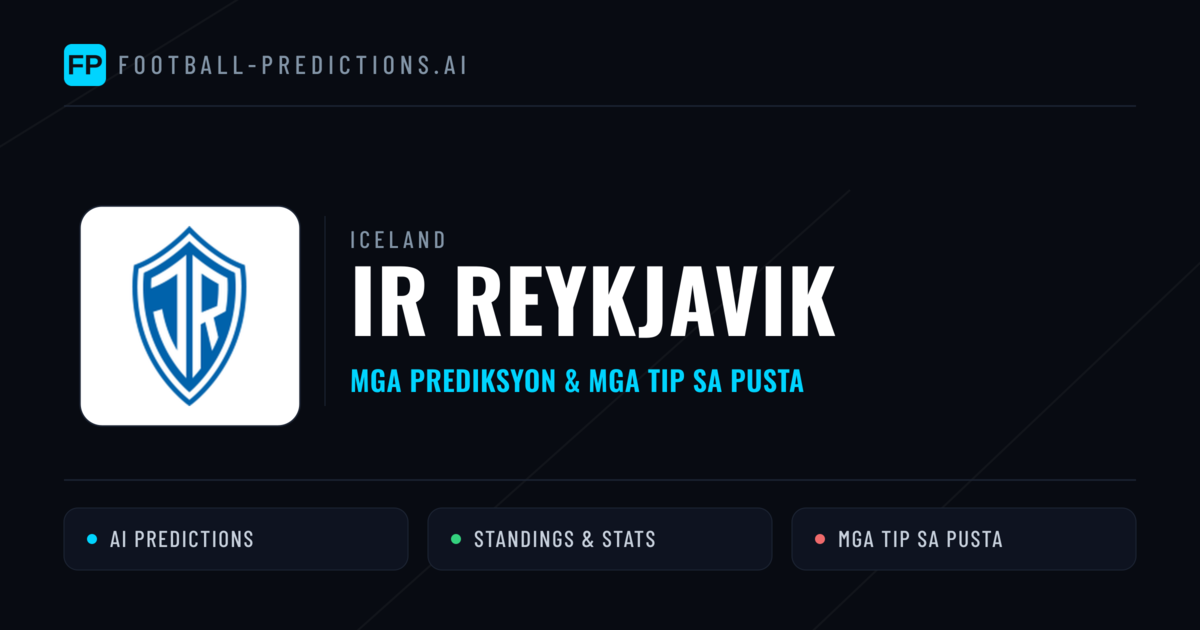 IR Reykjavik Predictions & Stats