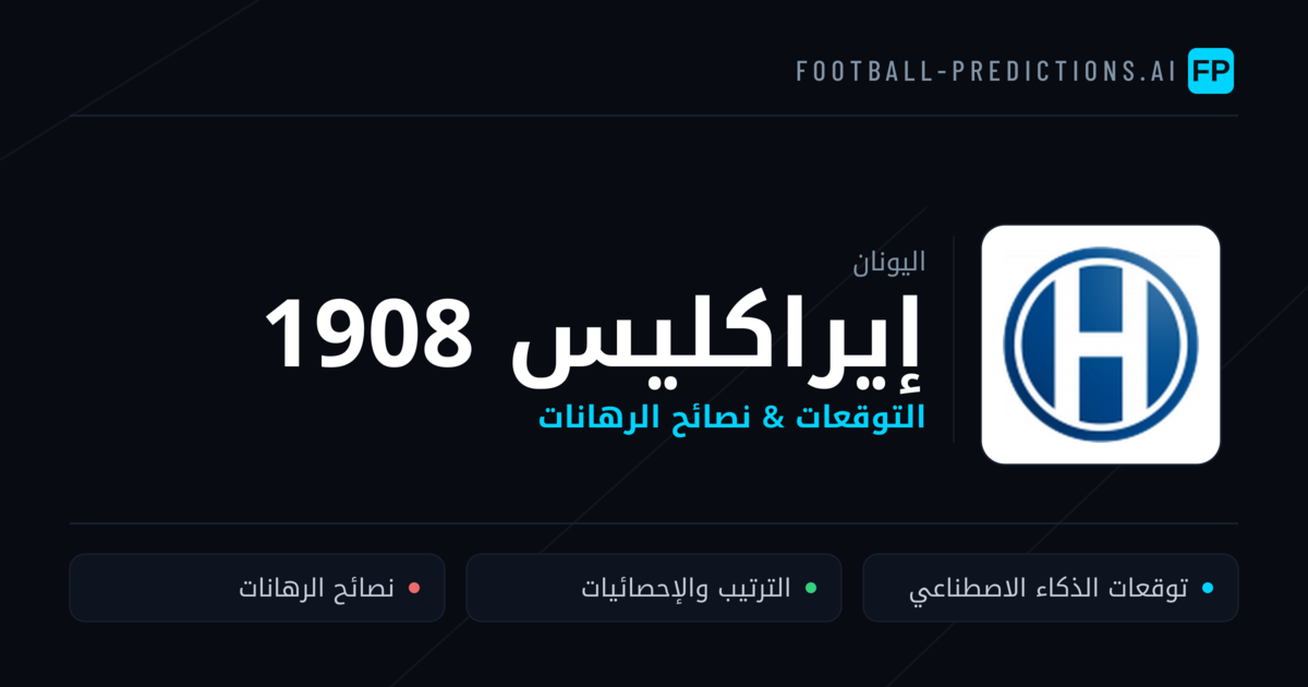 إيراكليس 1908 توقعات واحصائيات