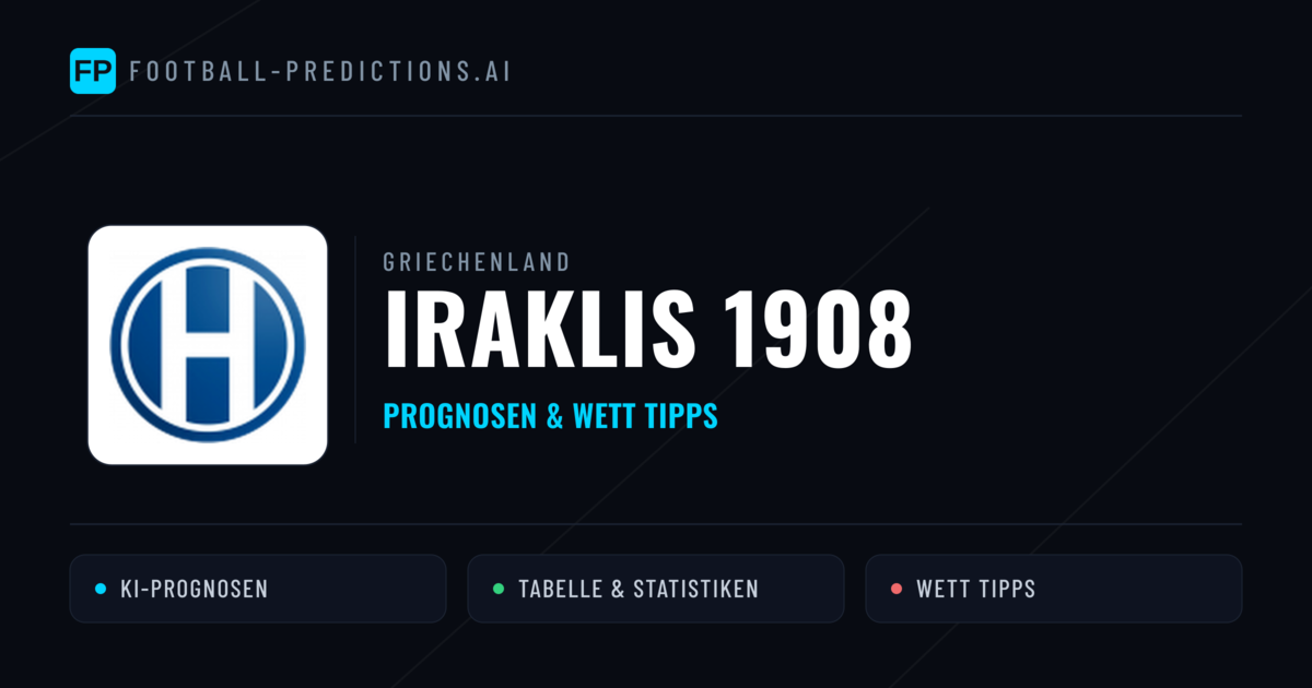 Iraklis 1908 Prognosen & Statistiken