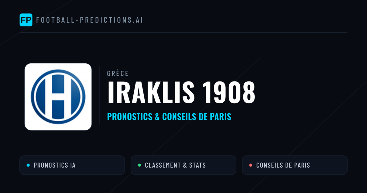 Iraklis 1908 Pronostics & Statistiques