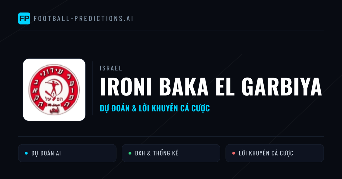 Ironi Baka El Garbiya Dự đoán & Thống kê