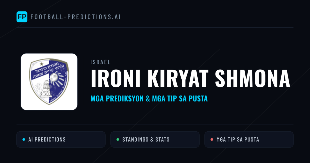 Ironi Kiryat Shmona Predictions & Stats
