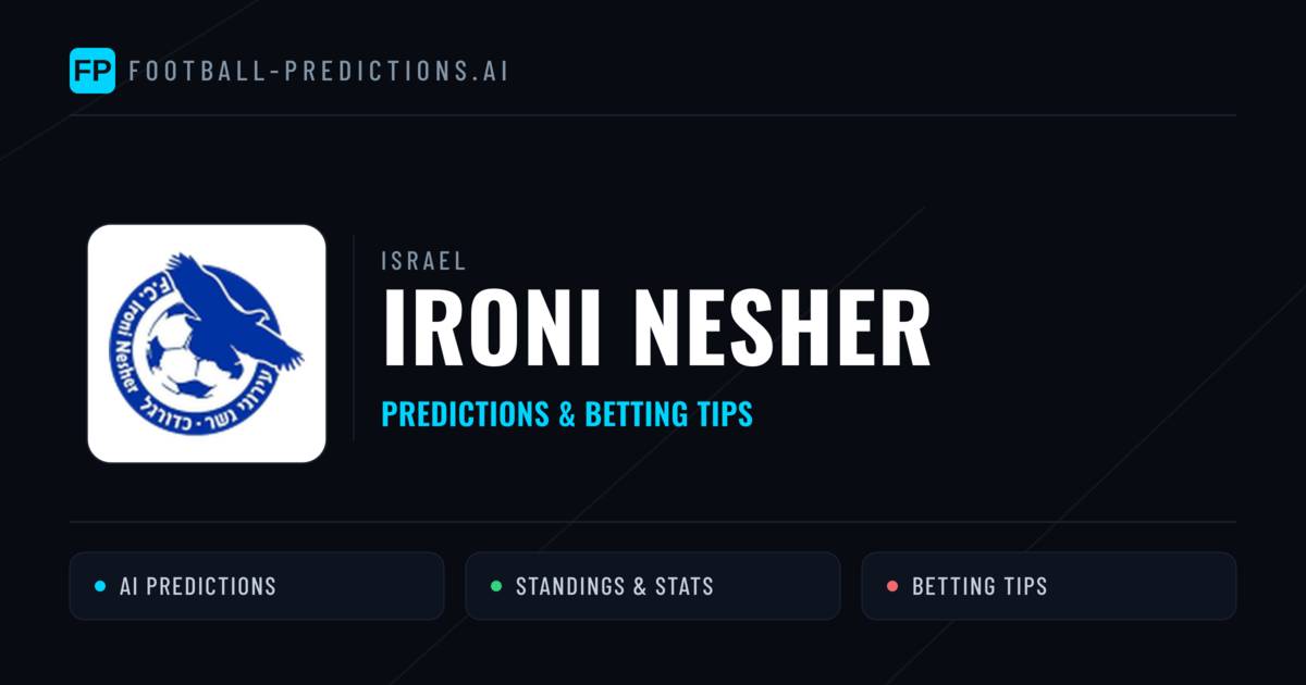 Ironi Nesher Predictions & Stats