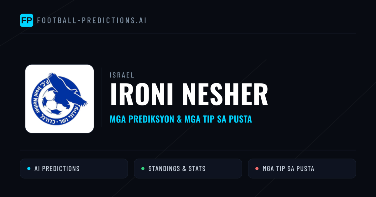Ironi Nesher Predictions & Stats
