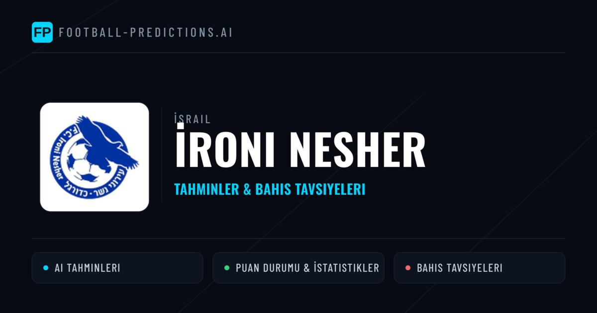 İroni Nesher Tahminleri & İstatistikler