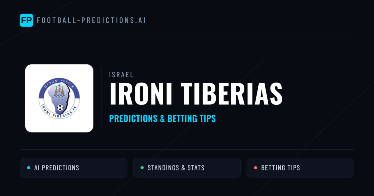 Ironi Tiberias Predictions & Stats
