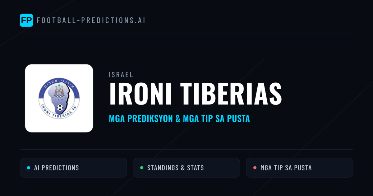 Ironi Tiberias Predictions & Stats
