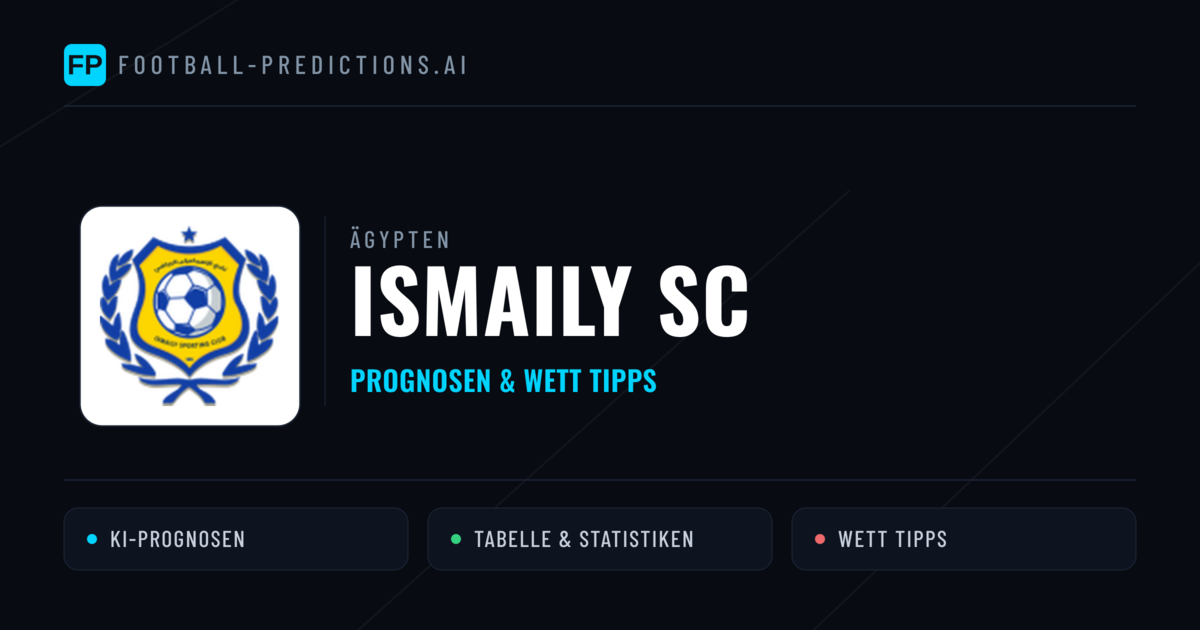 Ismaily SC Prognosen & Statistiken