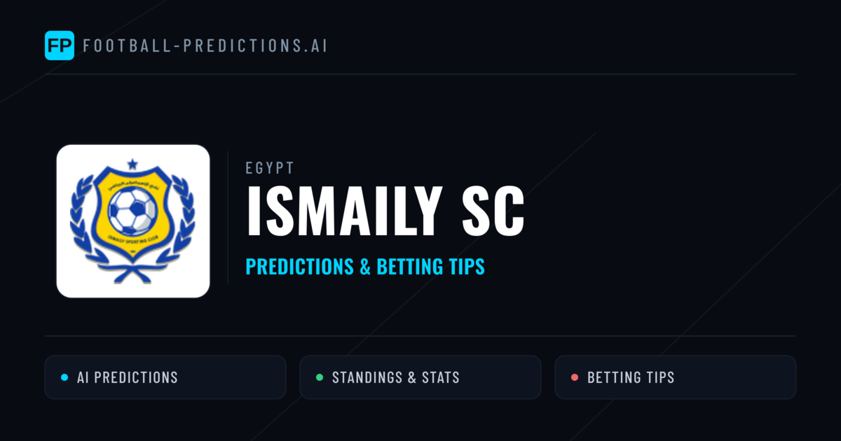 Ismaily SC Predictions & Stats