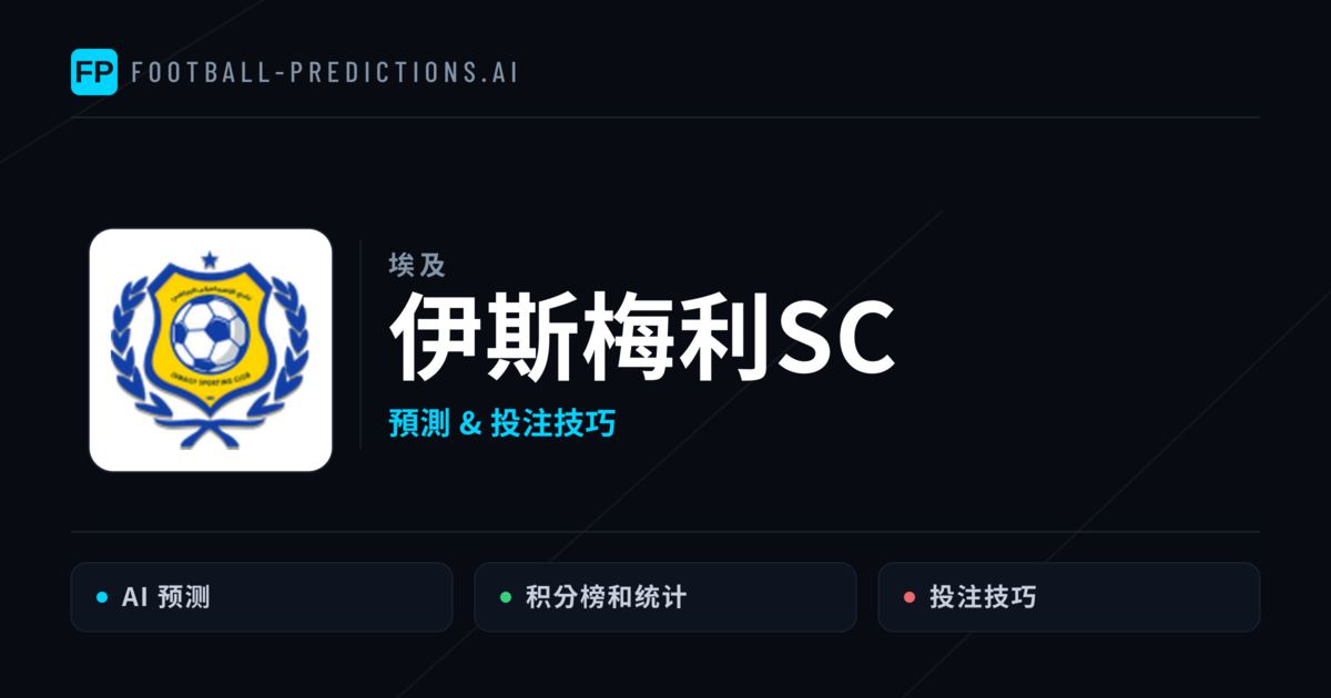 伊斯梅利SC 運彩分析｜足球預測與數據