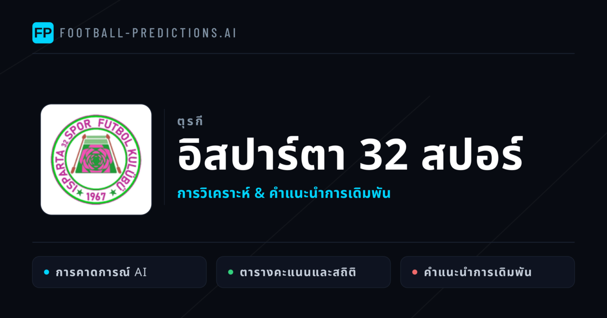 อิสปาร์ตา 32 สปอร์ การวิเคราะห์และสถิติ