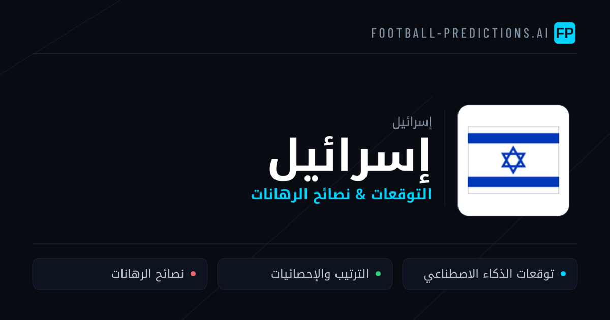 إسرائيل توقعات واحصائيات