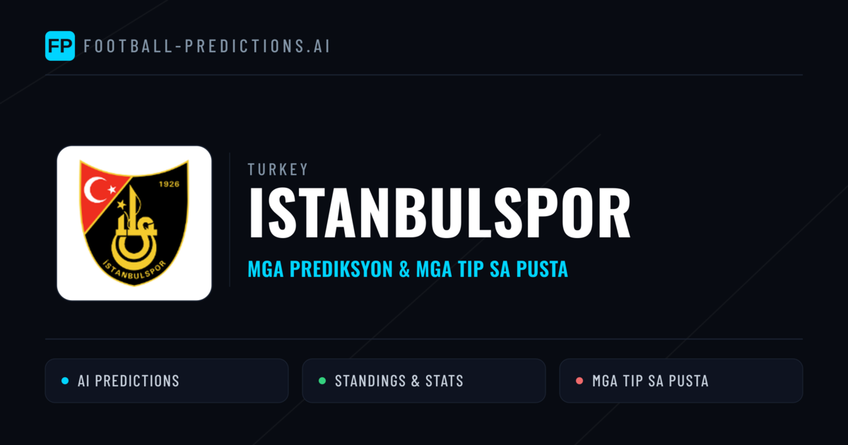 Istanbulspor Predictions & Stats