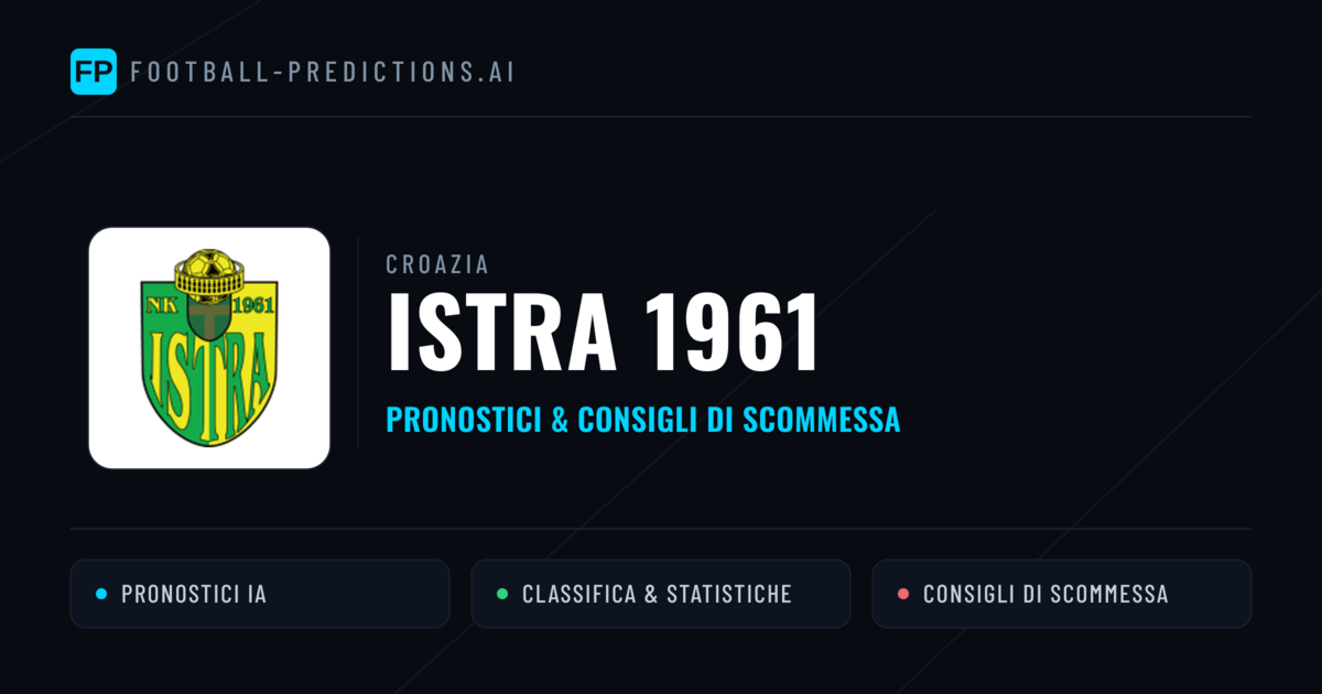 Pronostici e Statistiche Istra 1961