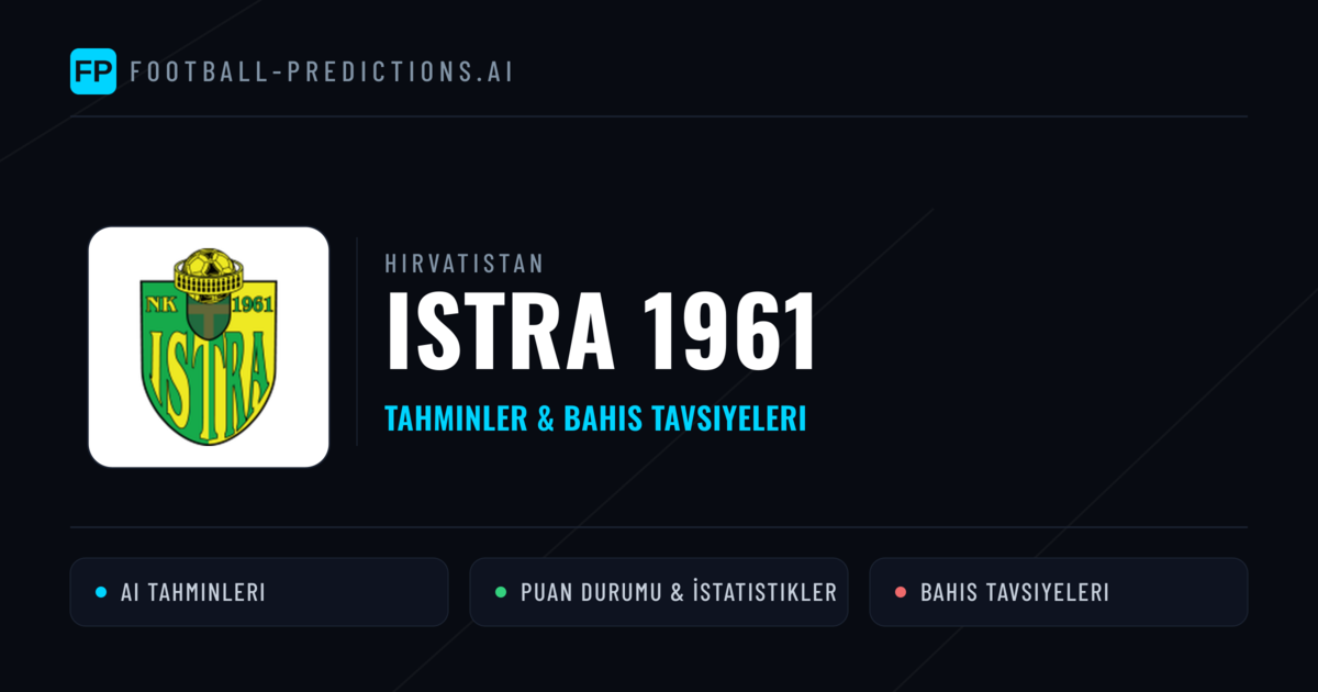 Istra 1961 Tahminleri & İstatistikler