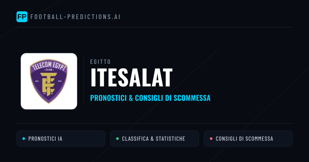 Pronostici e Statistiche Itesalat