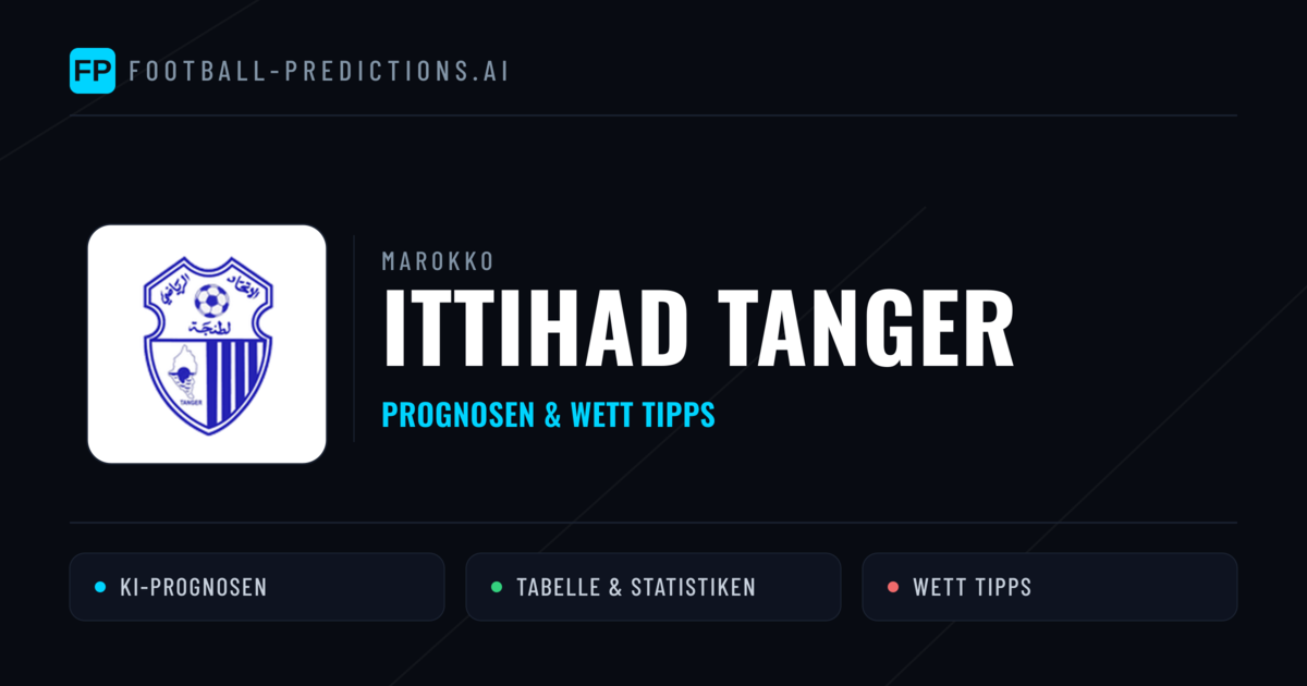 Ittihad Tanger Prognosen & Statistiken
