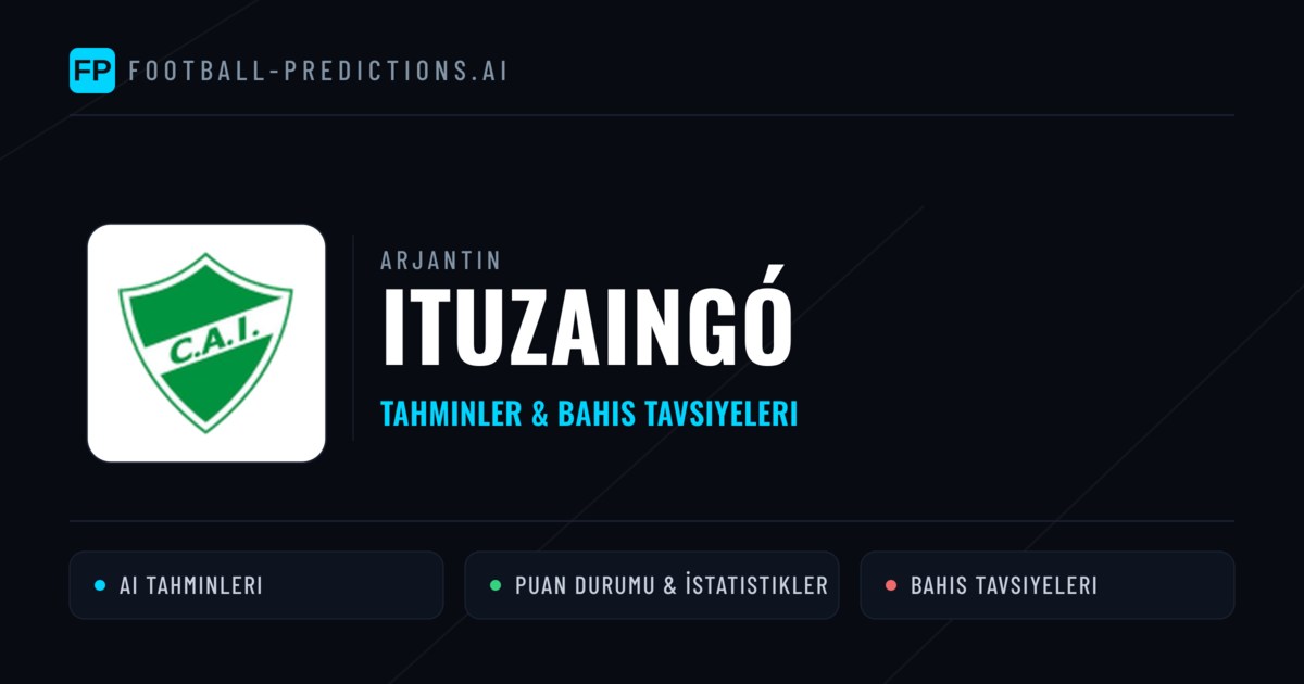 Ituzaingó Tahminleri & İstatistikler