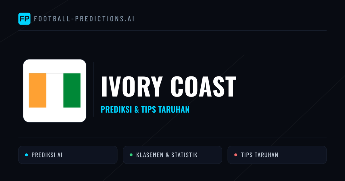 Ivory Coast Prediksi & Statistik Piala Dunia