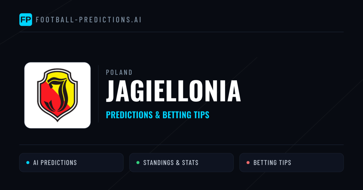 Jagiellonia Predictions & Stats