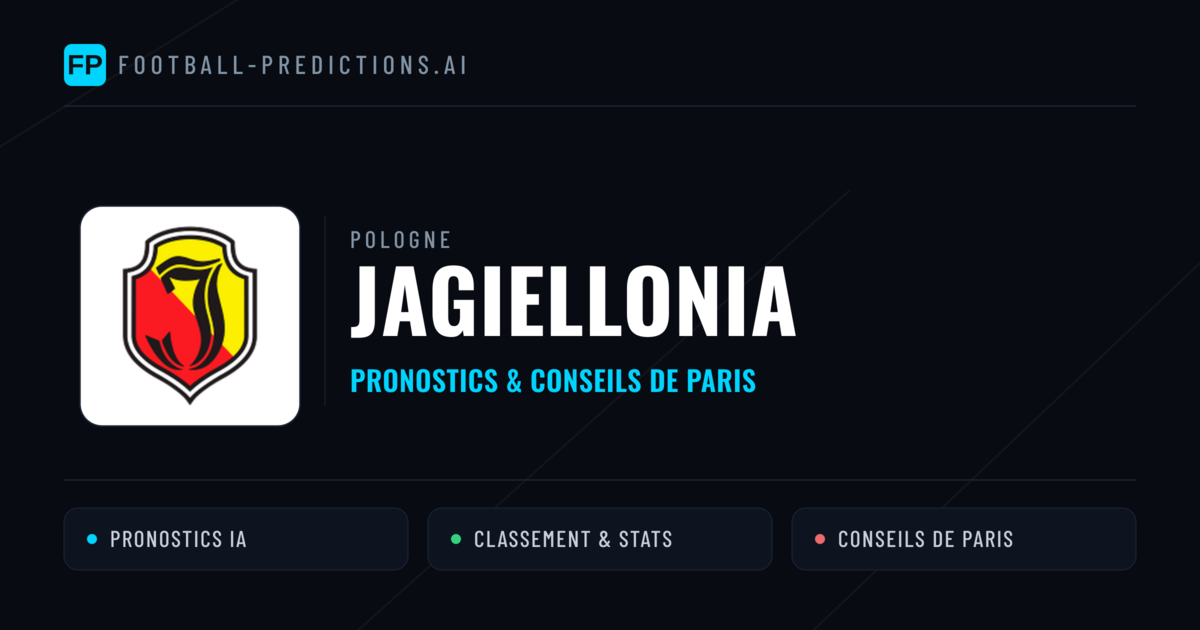 Jagiellonia Pronostics & Statistiques