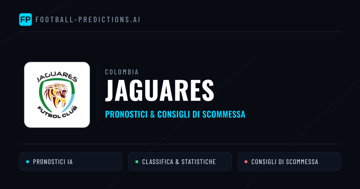 Pronostici e Statistiche Jaguares