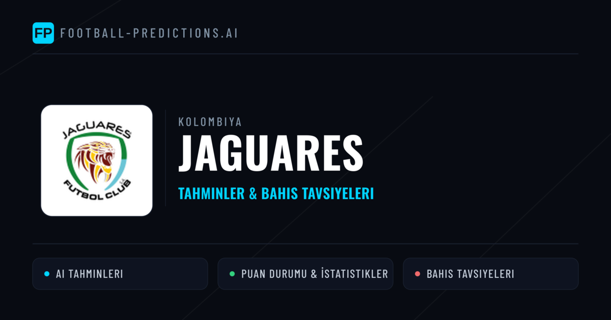 Jaguares Tahminleri & İstatistikler