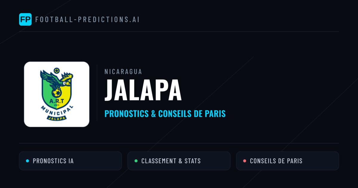 Jalapa Pronostics & Statistiques