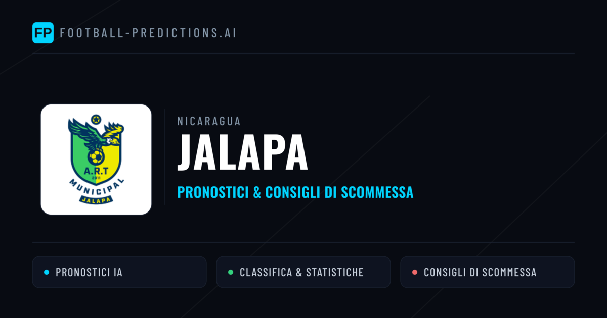 Pronostici e Statistiche Jalapa