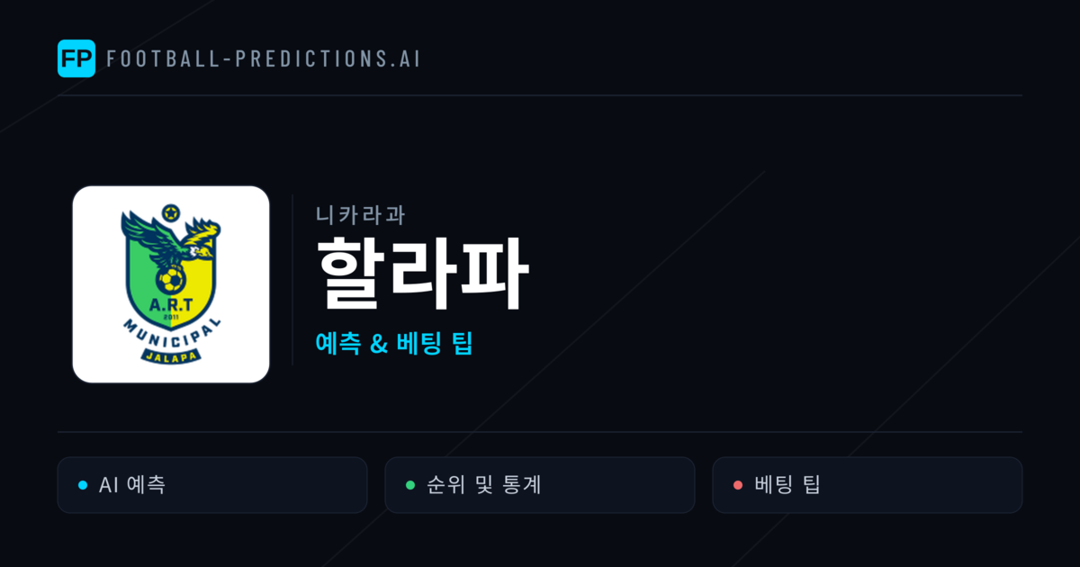 할라파 축구 예측 & 통계