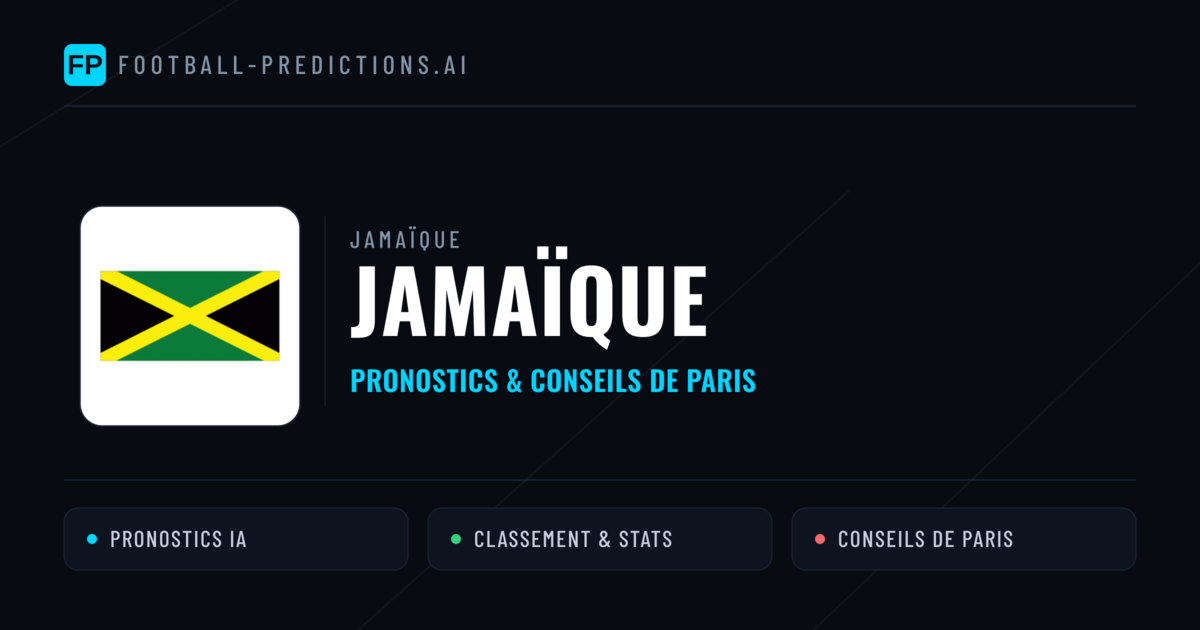 Jamaïque Pronostics & Statistiques