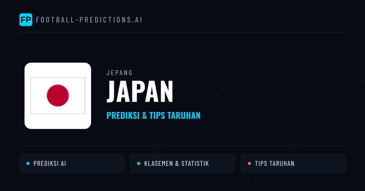 Japan Prediksi & Statistik Piala Dunia