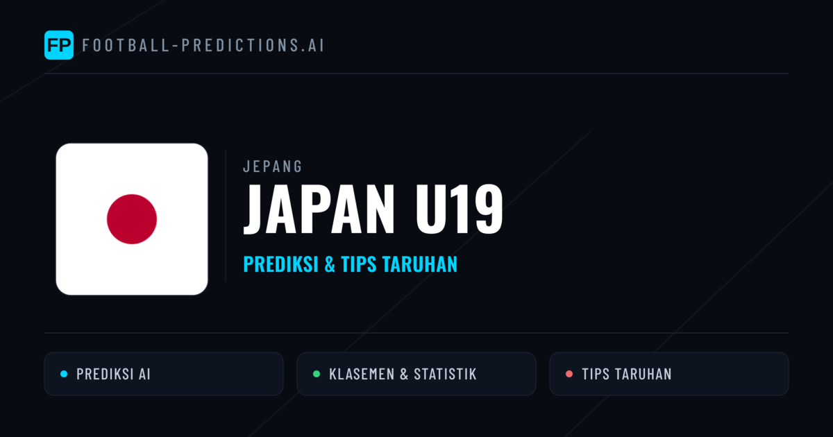 Japan U19 Prediksi & Statistik Piala Dunia