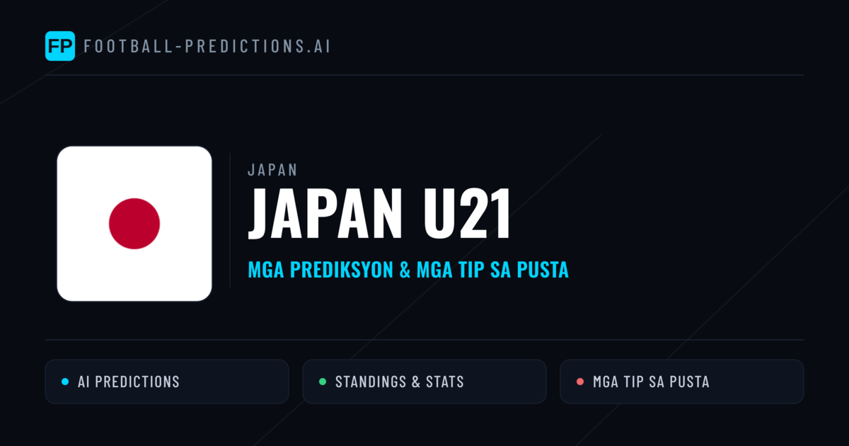 Japan U21 Predictions & Stats