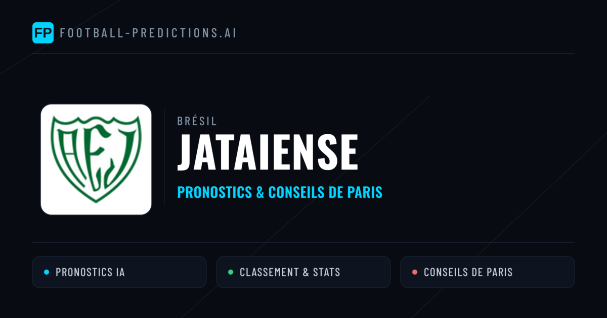 Jataiense Pronostics & Statistiques